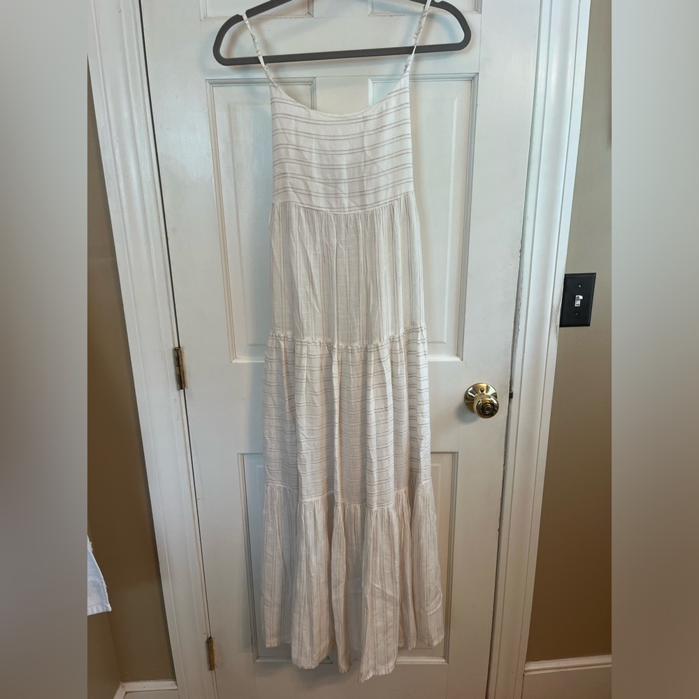 L*Space Cream Striped Dress